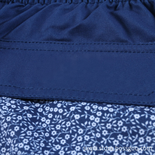 100%Polyester Swim Embroidered Beach Shorts